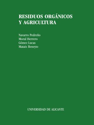 cover image of Residuos orgánicos y agricultura